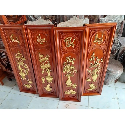 Tranh Tứ Bình Vinh Hoa Phú Qúy